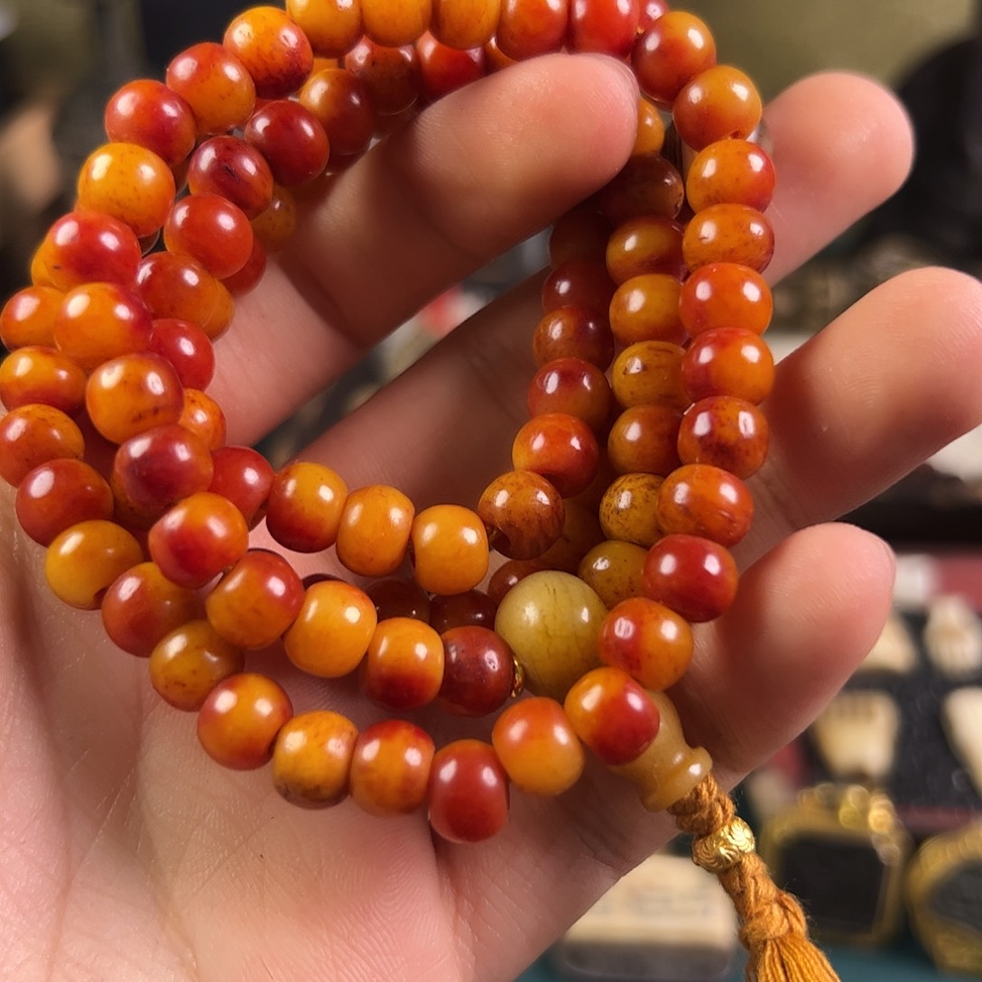 菩提根/象牙果手串化*