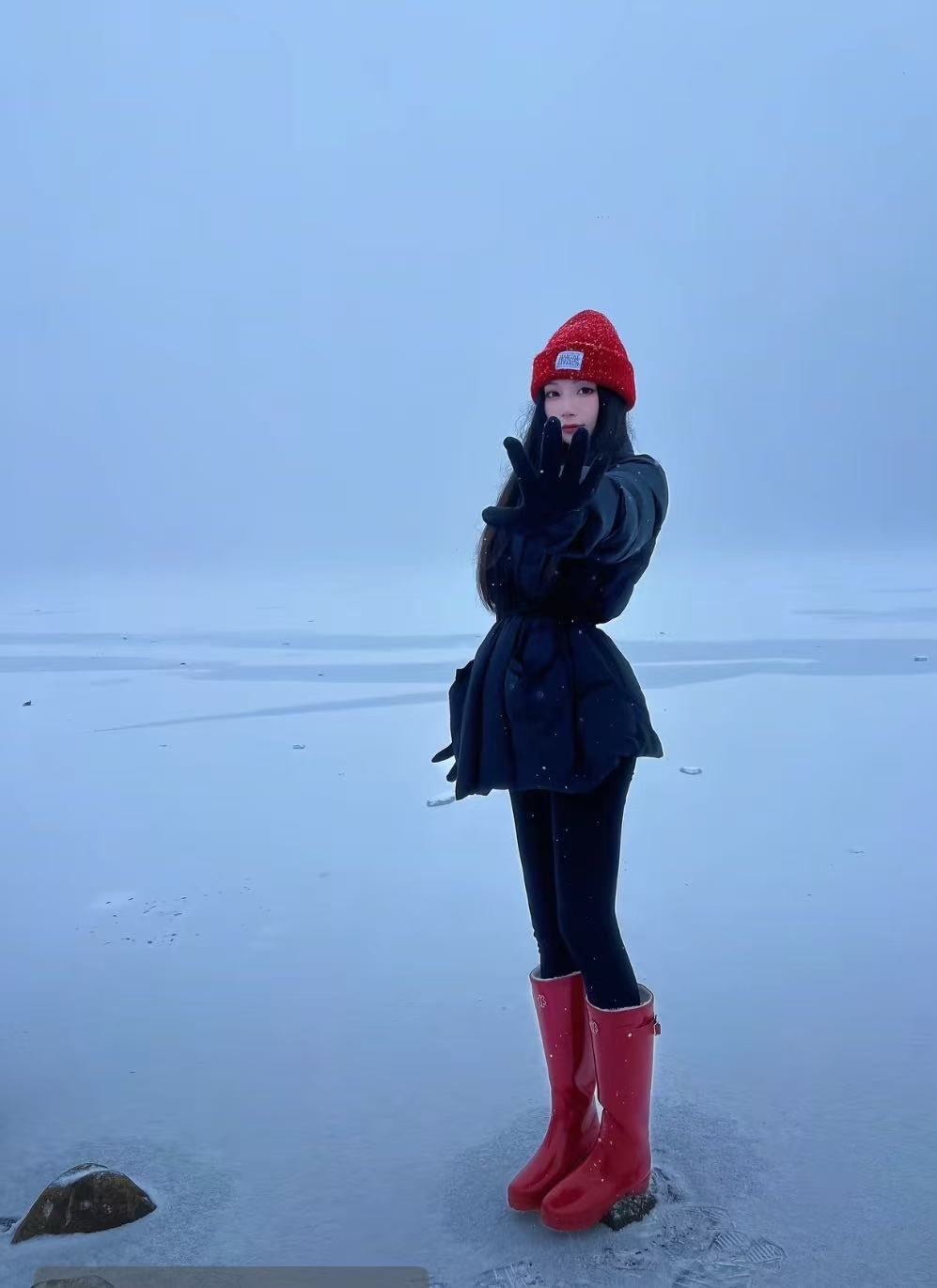 温柔瑶-猫小主冬季福利-加绒一条过冬云朵裤-888