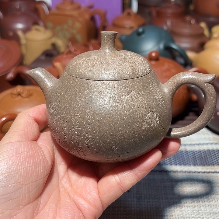 紫砂茶壶原矿宜兴紫砂200