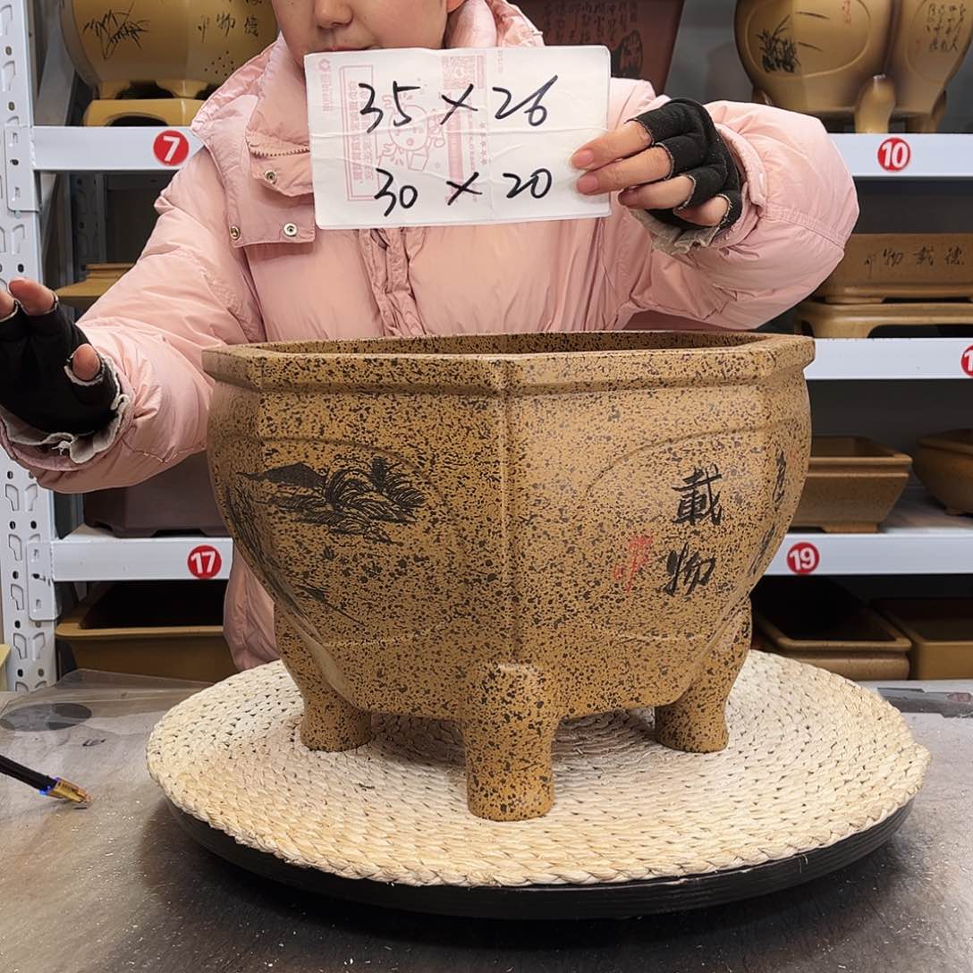 紫砂花盆紫砂花盆