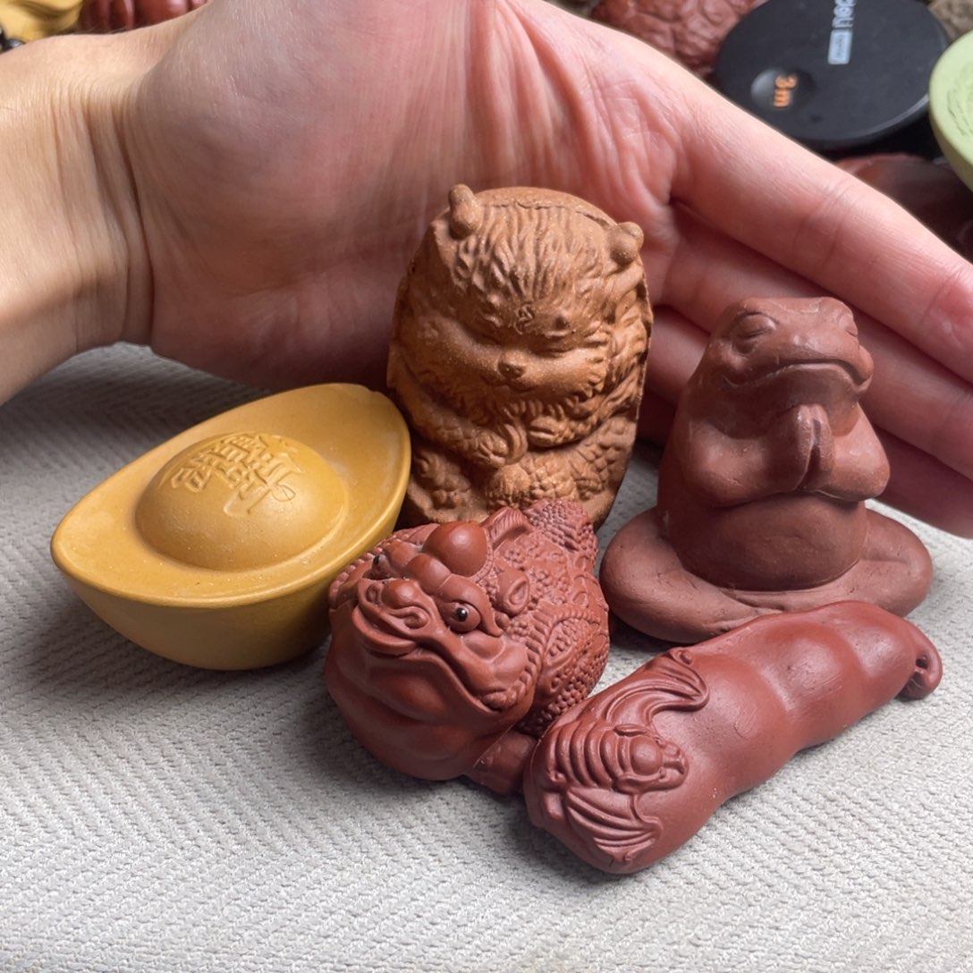 紫砂茶宠紫砂瑕疵