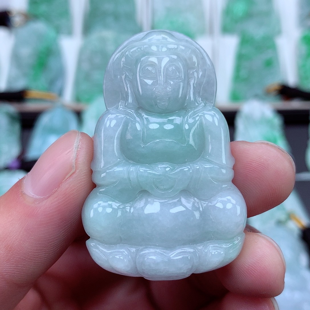 翡翠颈饰未镶嵌翡翠吊坠