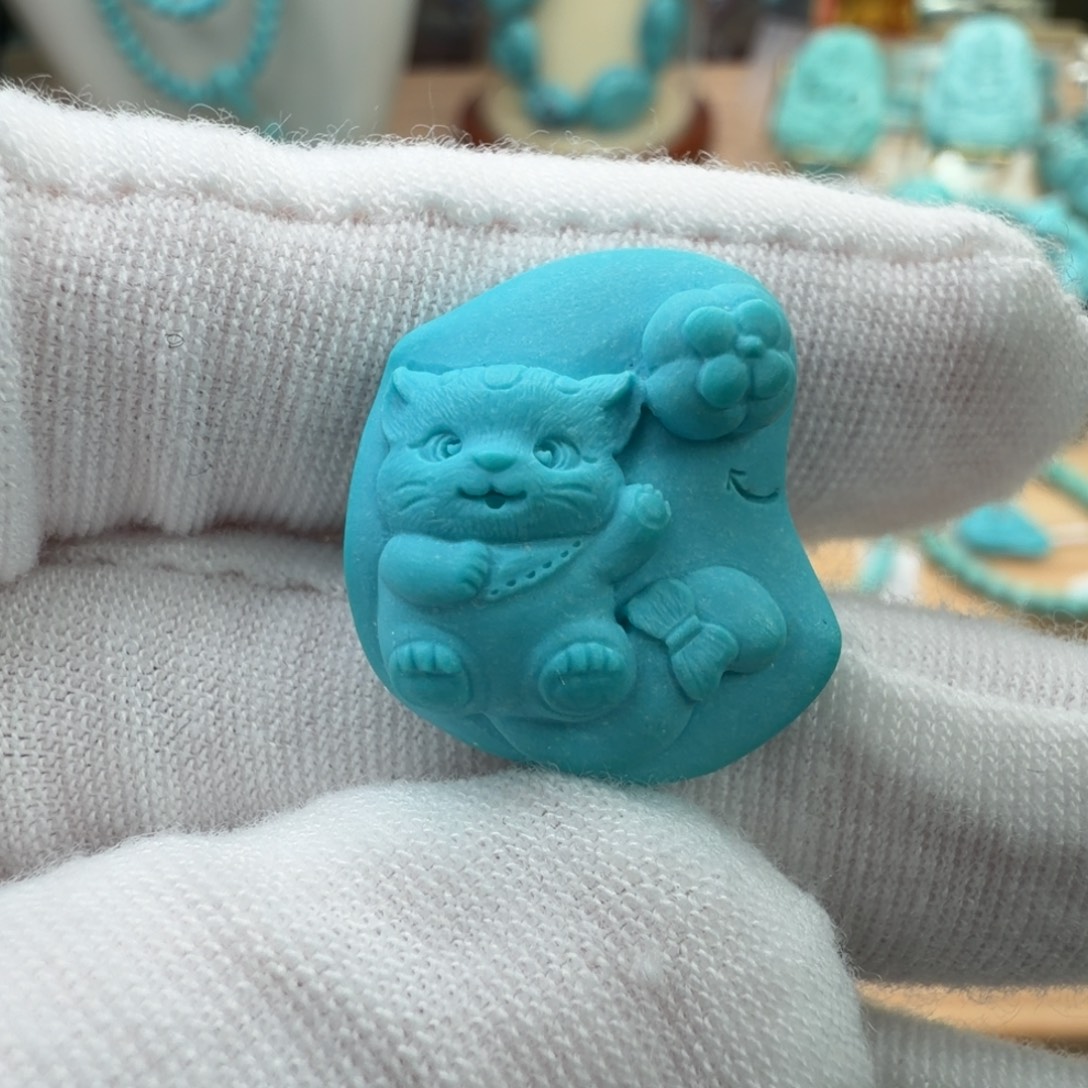 绿松石未镶嵌珠宝奇石