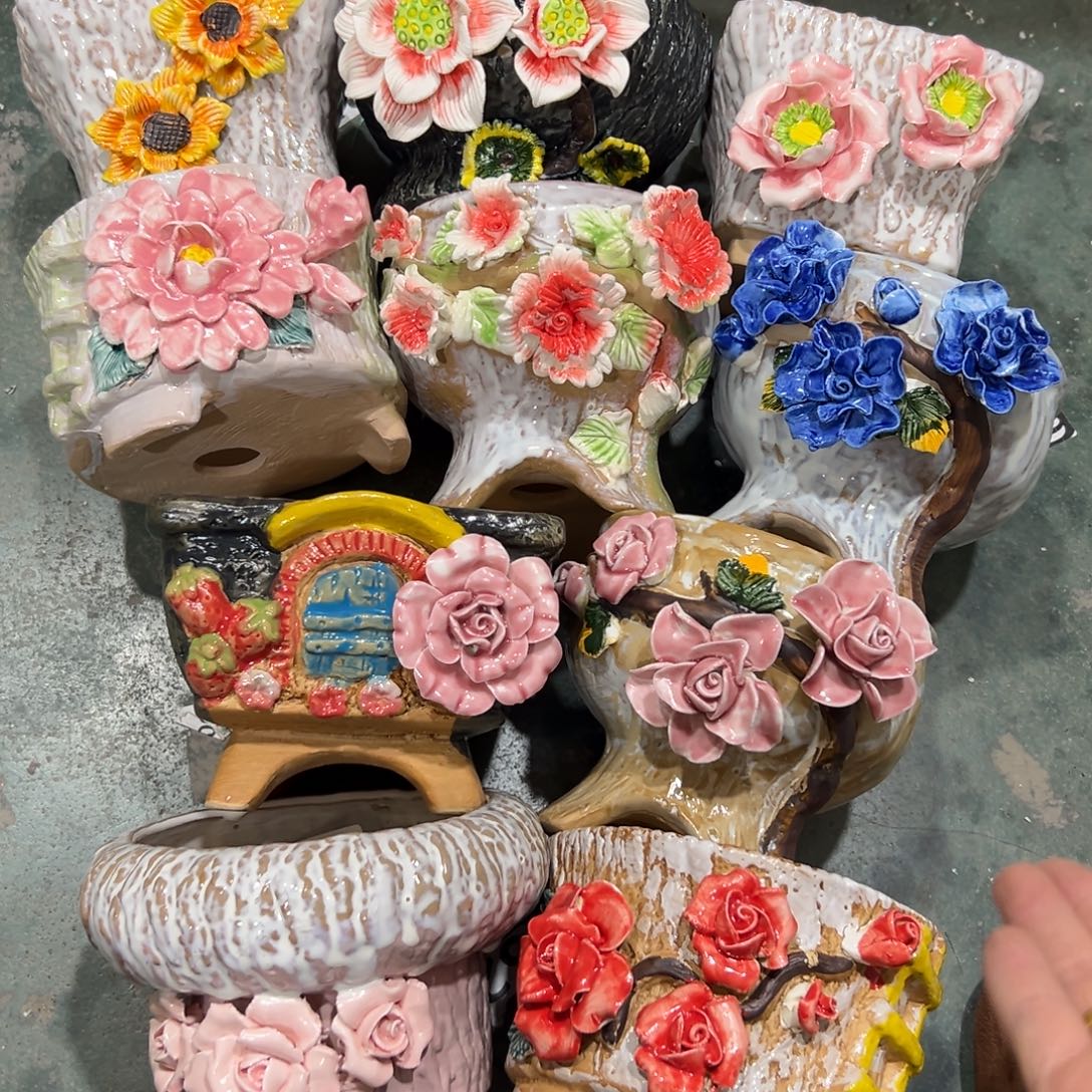 948 满20米秒退拉黑花盆