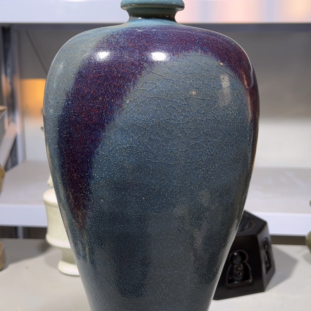 瓶钧窑瓷器品相完美