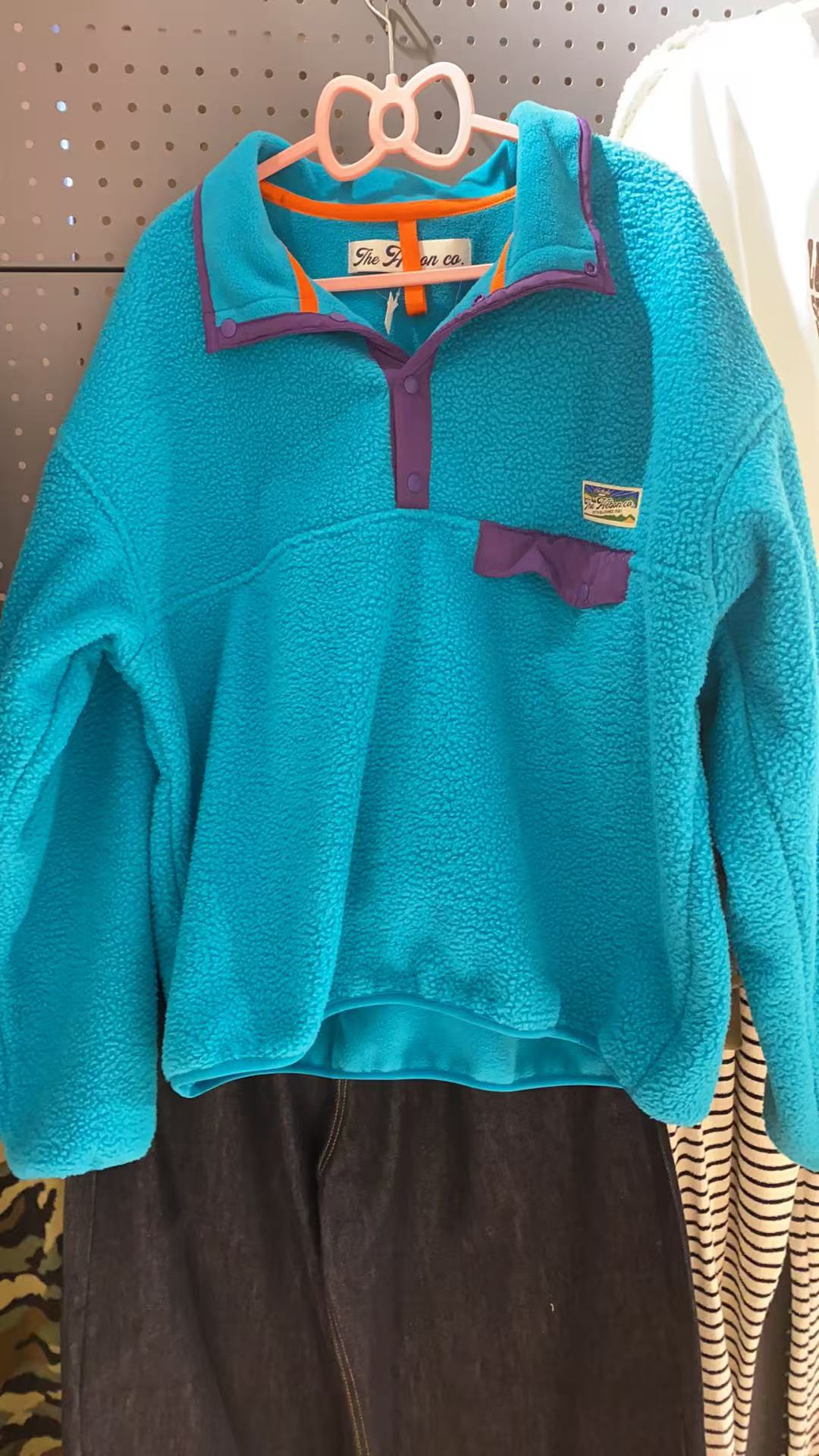 泡菜撞色软绵绵翻领卫衣等 超喜欢专拍