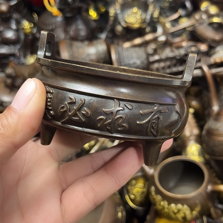 顺顺利利，铜器摆件