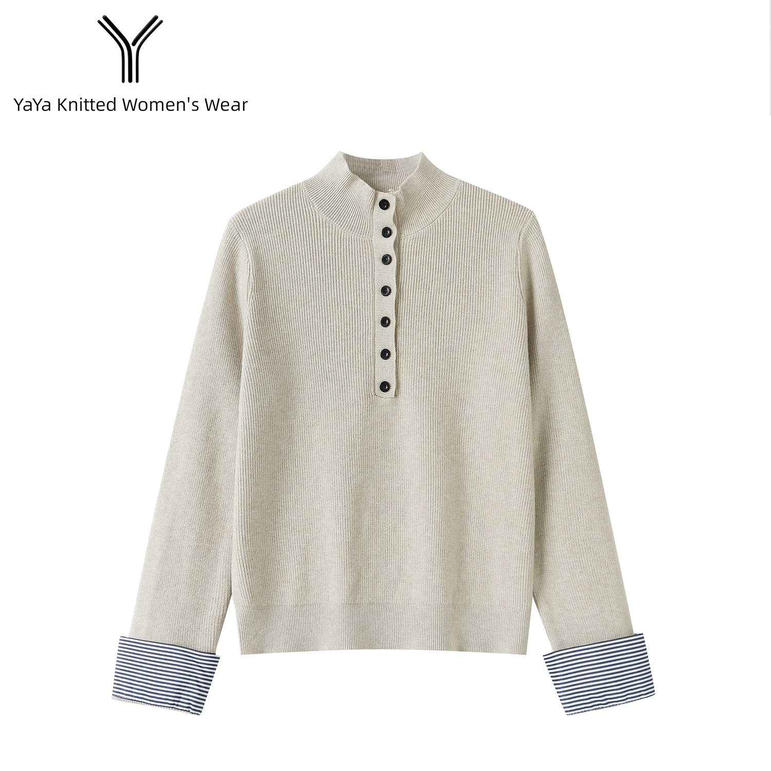 2025高品质秋冬针织半高领女毛针织衫休闲修身百搭套头毛衣1109