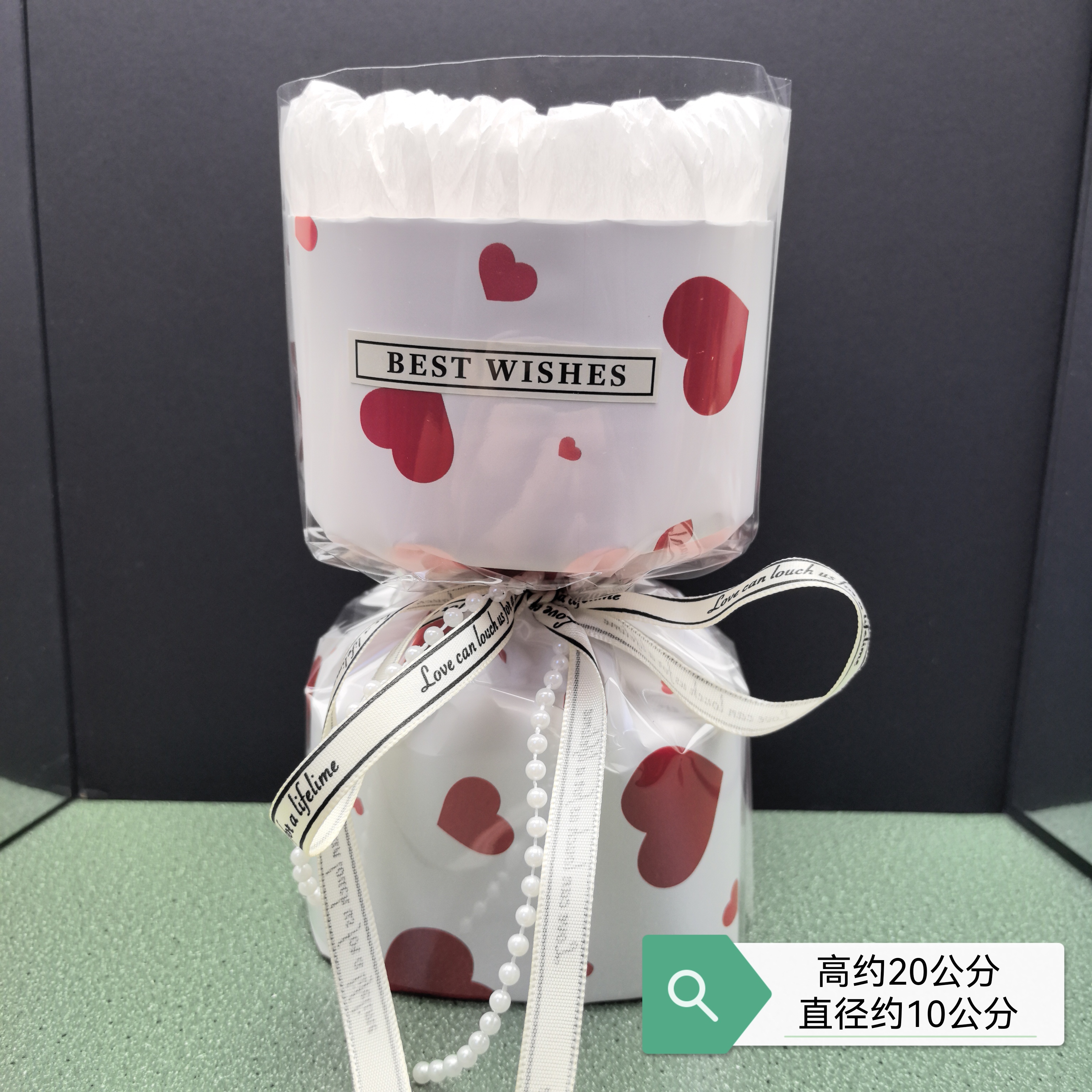 棒棒糖手工花小号空花壳（可插1-3朵花）