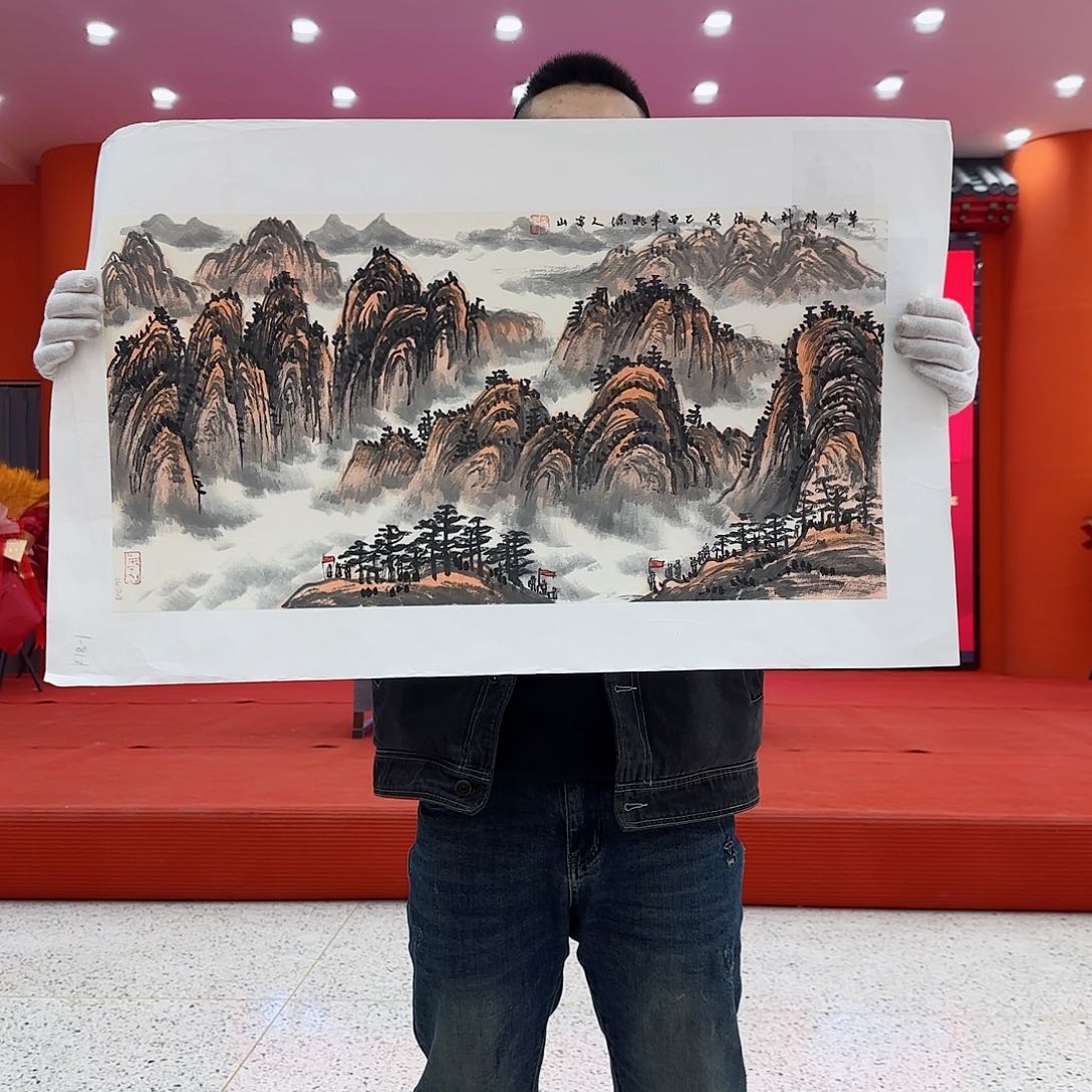 国画艺术家的作品