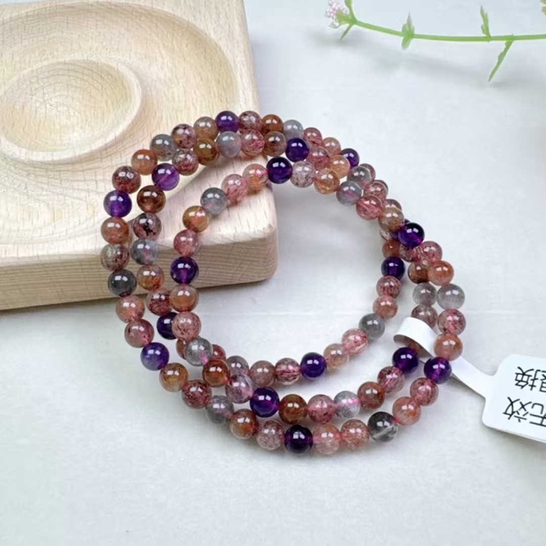  小超级七6mm多圈108长链女士手串手链女款手工