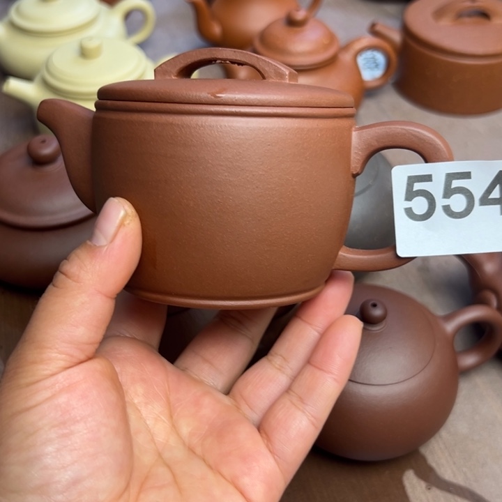 紫砂茶壶紫泥半手工250cc左右瑕疵
