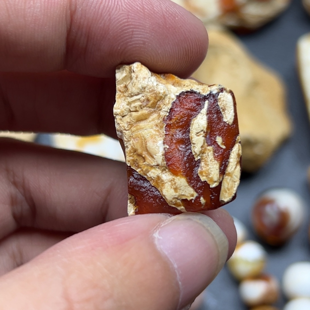 定制琥珀未镶嵌琥珀蜜蜡原石定制