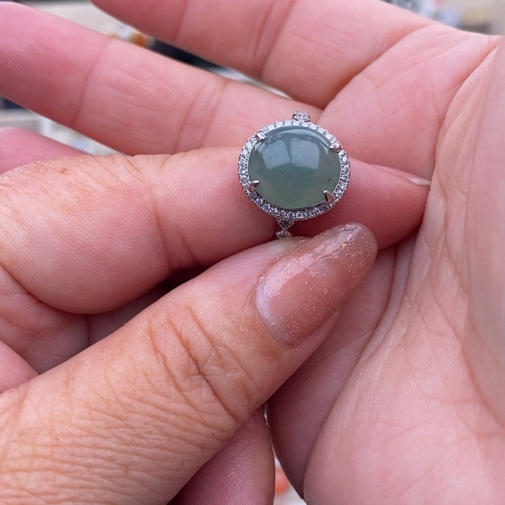 未镶嵌戒指翡翠随****下缅甸