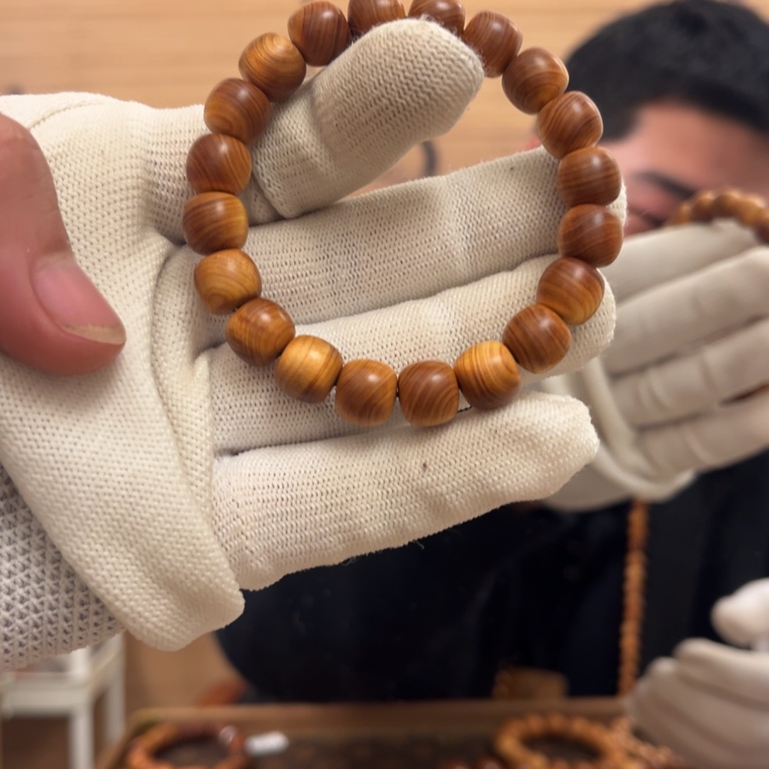 柏木（崖柏）手串/手链0910黑油甜香板根料