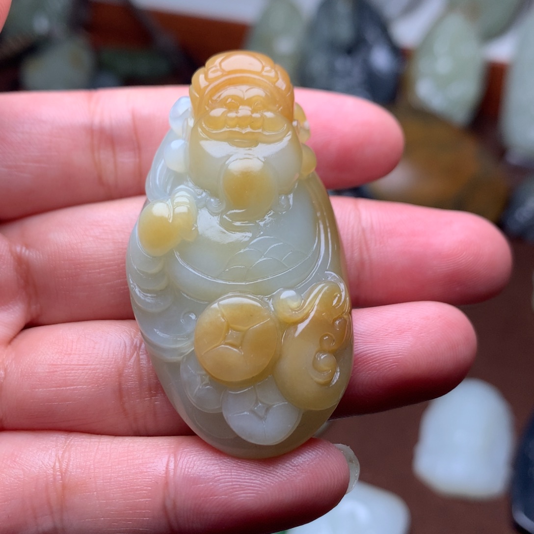 和田玉挂件未镶嵌