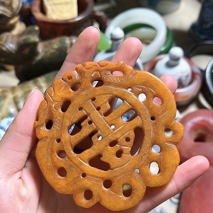 紫金钵盂菩提把件