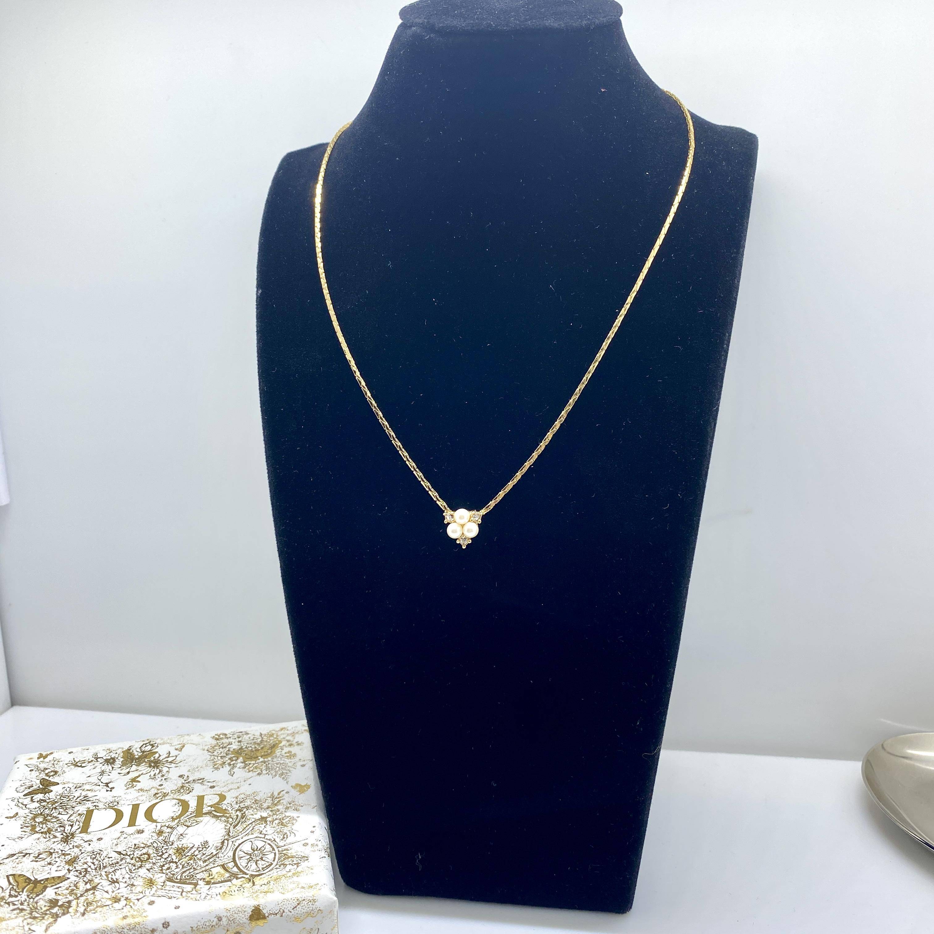 胖虎佳佳/迪奥/95新/公价0/饰品/项链/31B2509060156