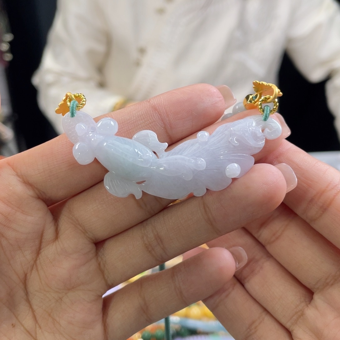 翡翠颈饰未镶嵌代编织