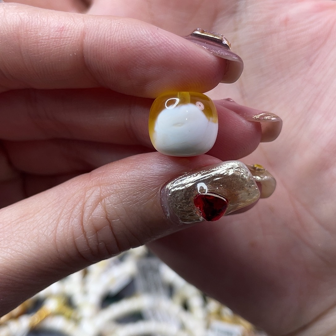 琥珀裸石未镶嵌A****曰12毫米老型