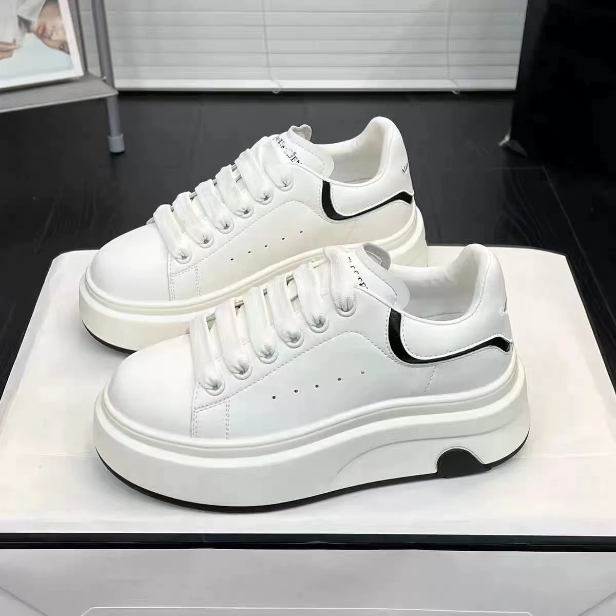 6643-E1-休闲坤坤小白鞋女鞋