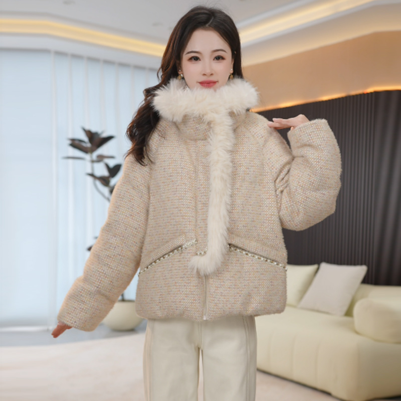 【羽绒服】冬季白鸭绒羽绒服百搭新款时尚气质休闲保暖外套女冬款