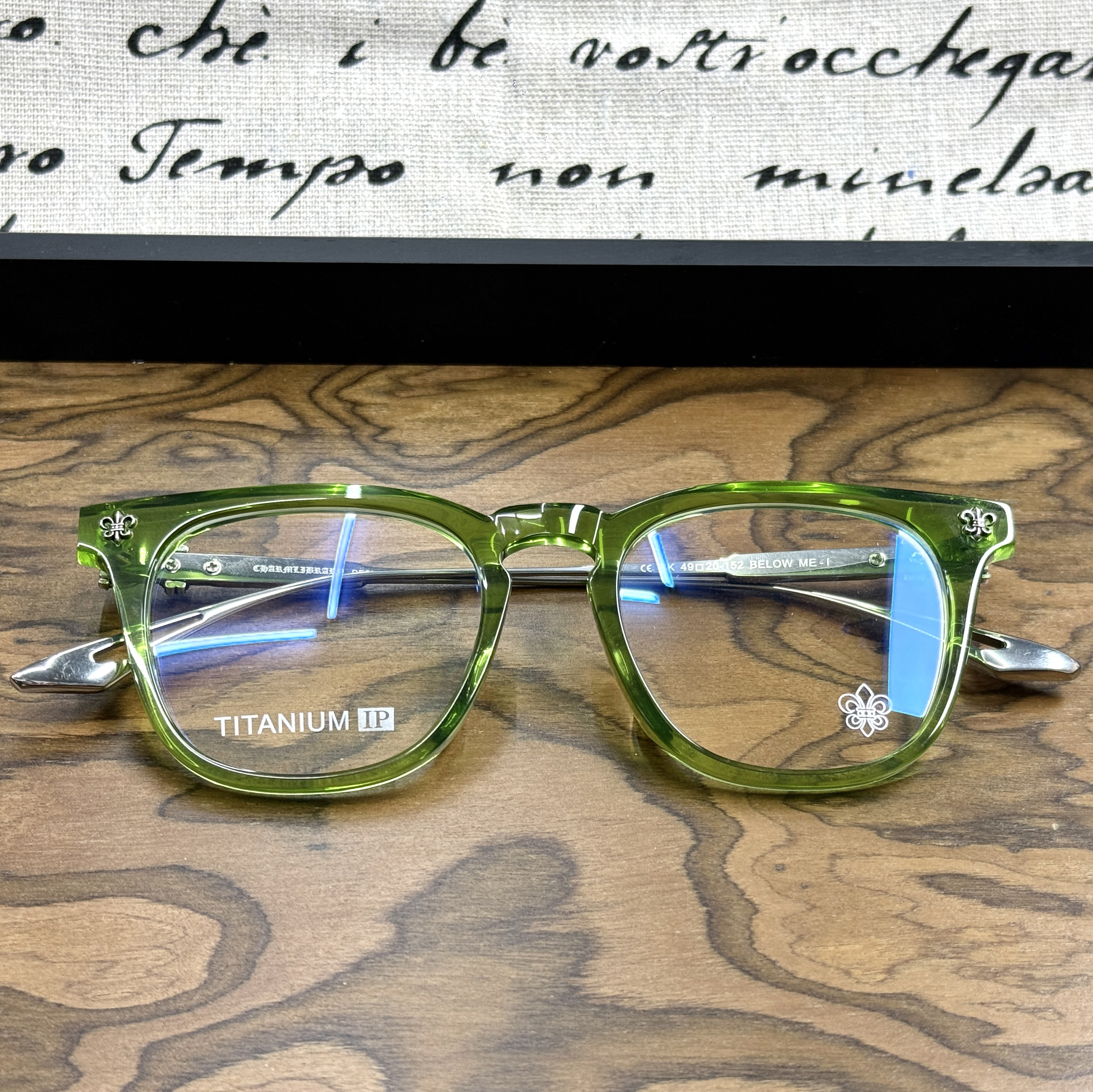 板材纯钛复古时尚镜框大宝剑眼镜架手工透明眼镜可配近视