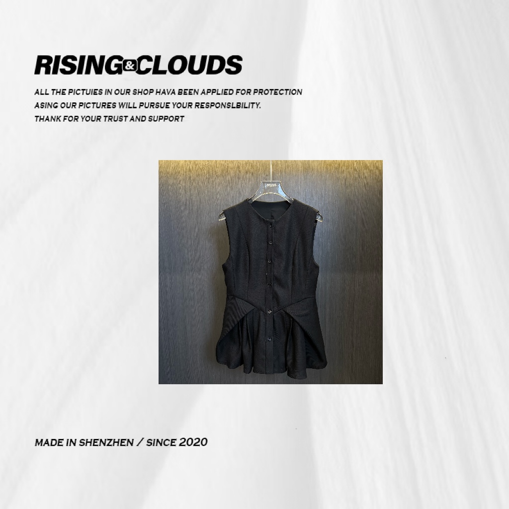 小法【雅静】舒适百搭2025早春无袖马甲裙020282GT