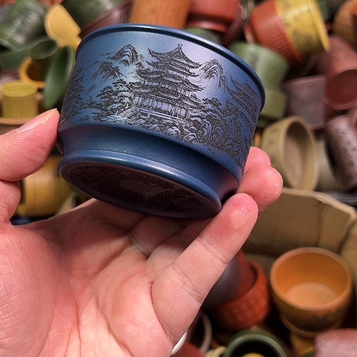 紫砂茶杯全手工紫砂主人杯