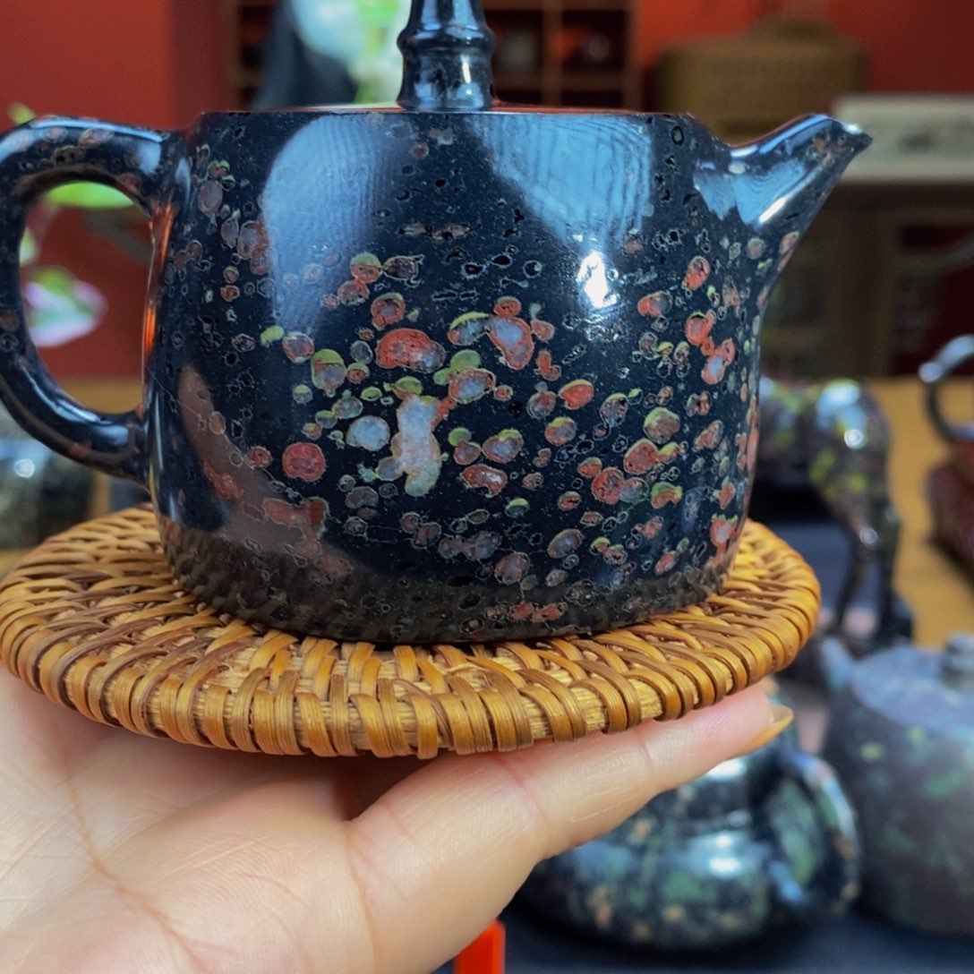 梅花玉精美梅花小中鼎