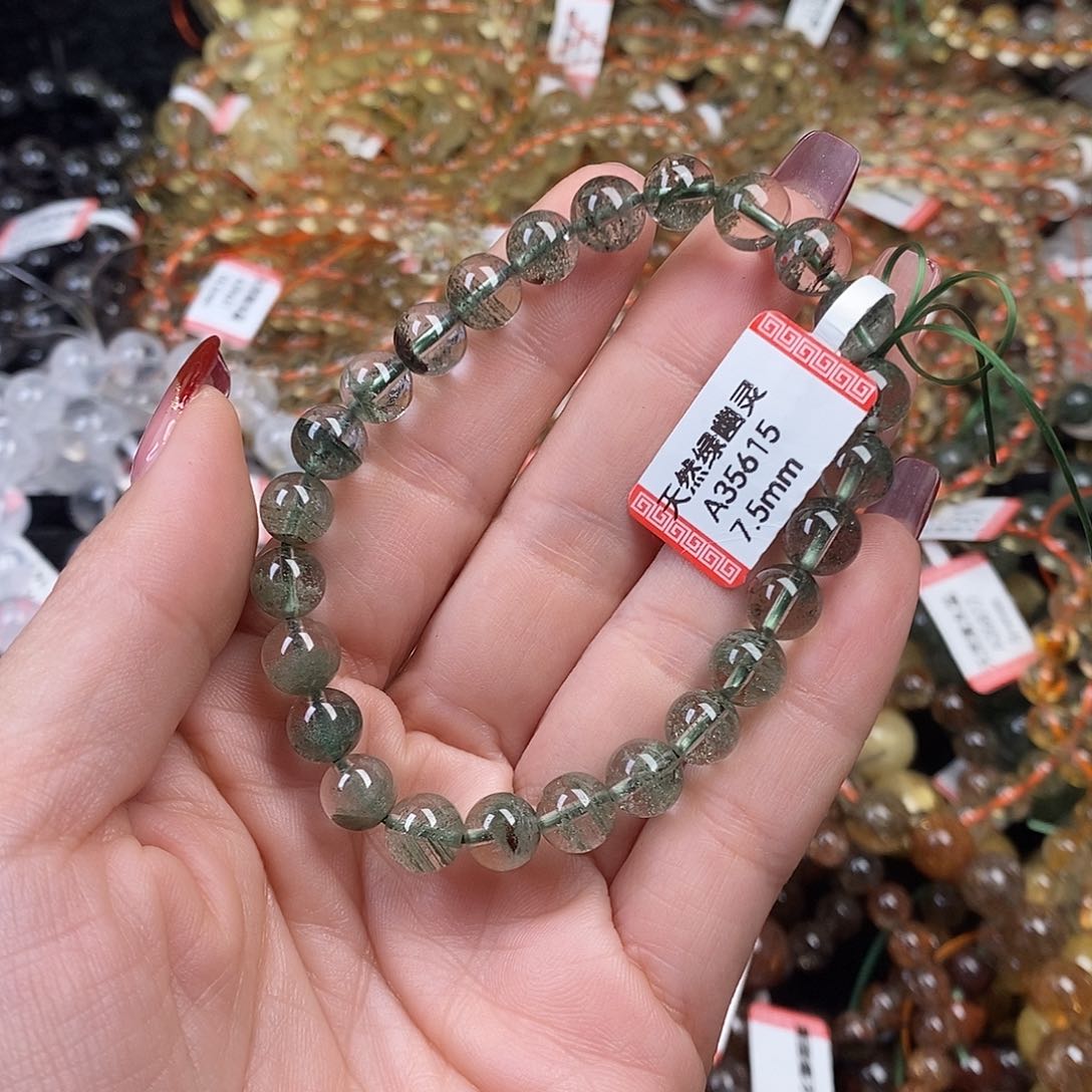 水晶手链未镶嵌小***              