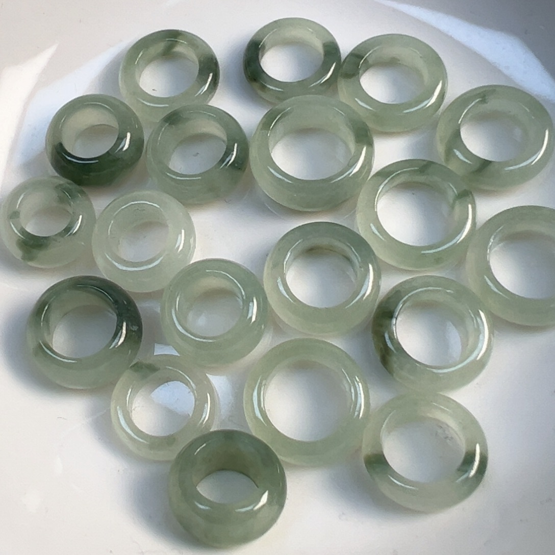 翡翠散珠翡翠飘花跑环一个可挑