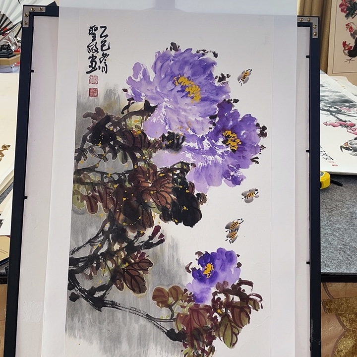 国画张圣敏先生纯手绘作品