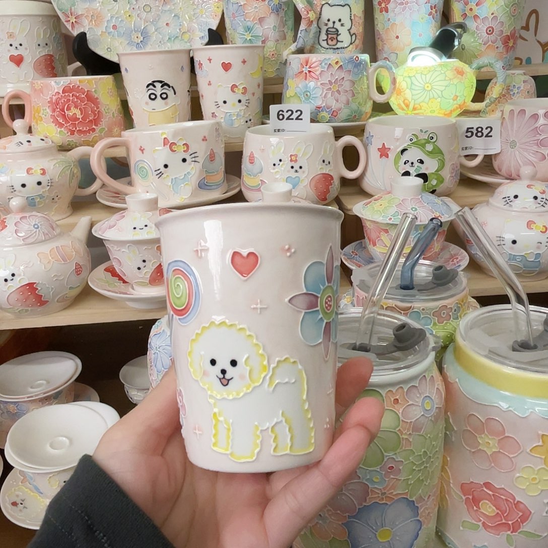 瓷片玉泥可乐杯可乐杯