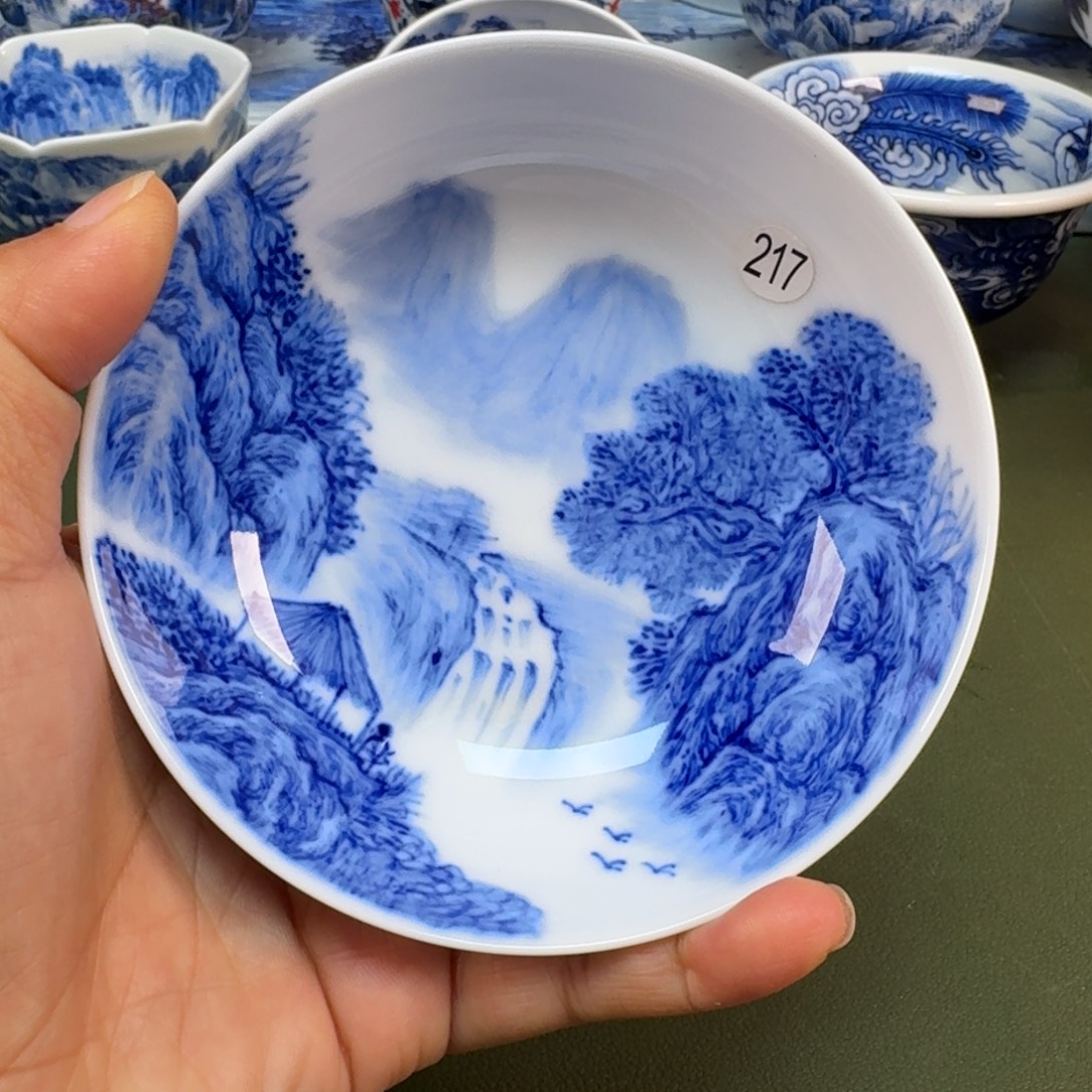 陶景德镇纯手绘茶具圆圆217