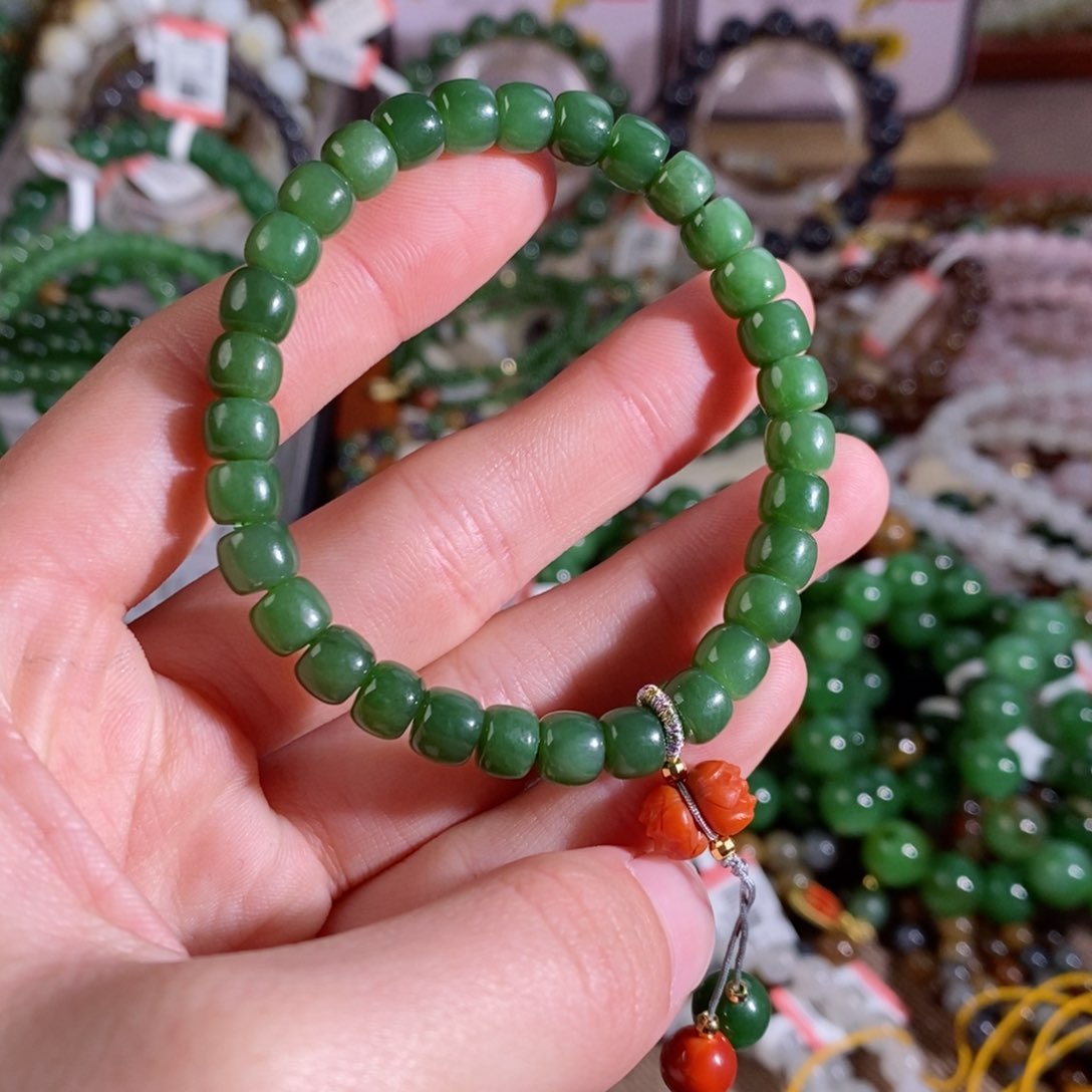 和田玉手链未镶嵌