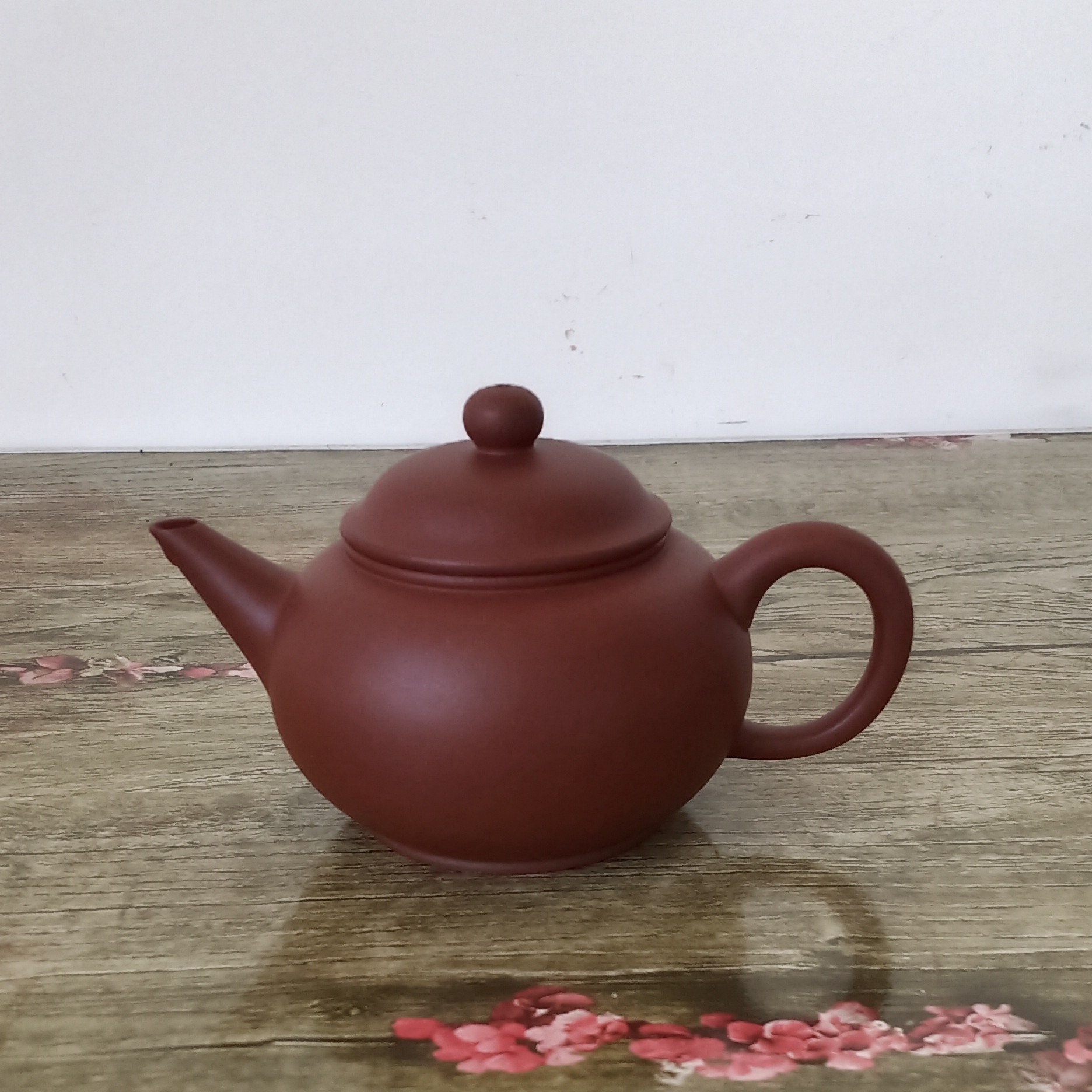 原矿紫砂红皮龙水平200cc