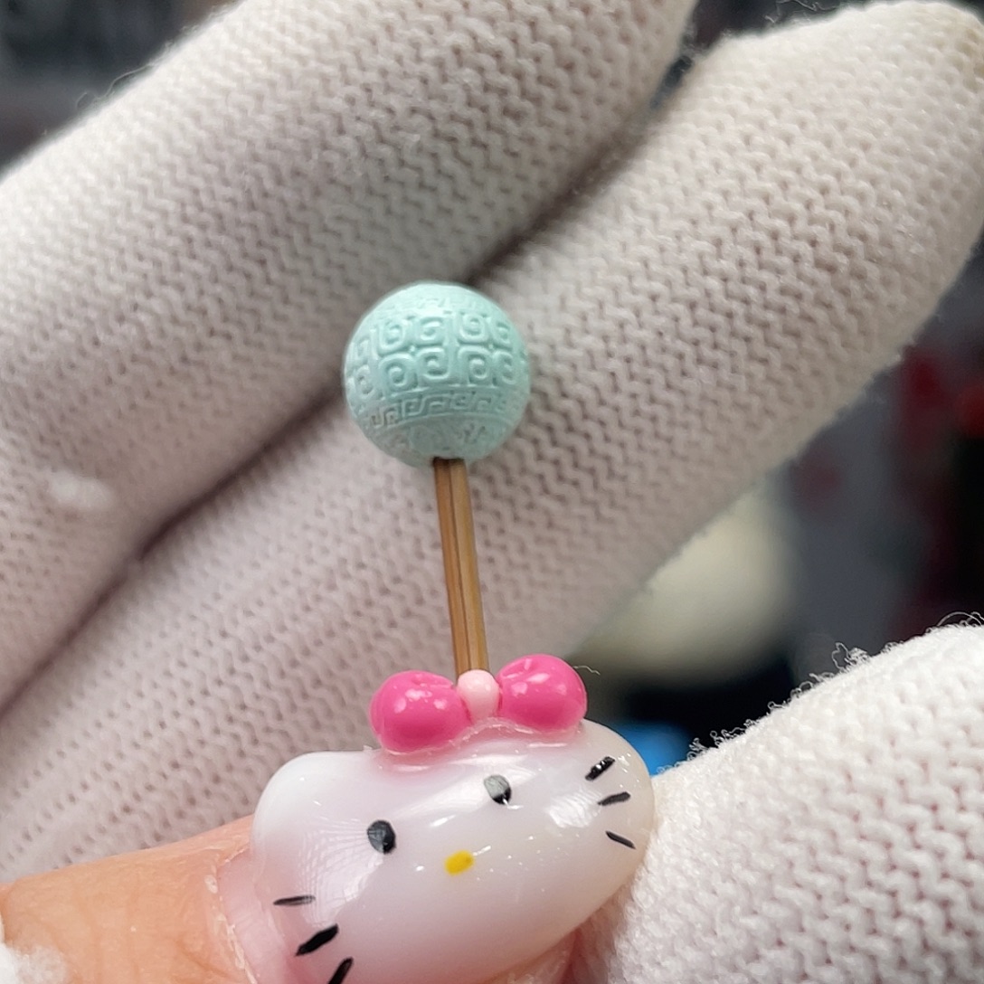 绿松石未镶嵌挂件