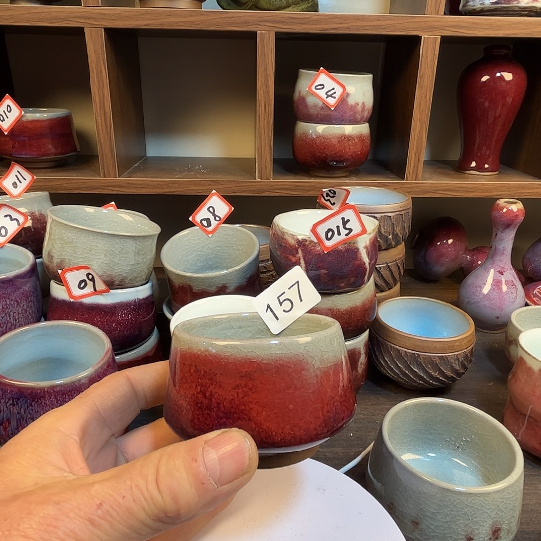 中***道杯子钧瓷#钧瓷#原矿釉#高温#茶器#非遗传承