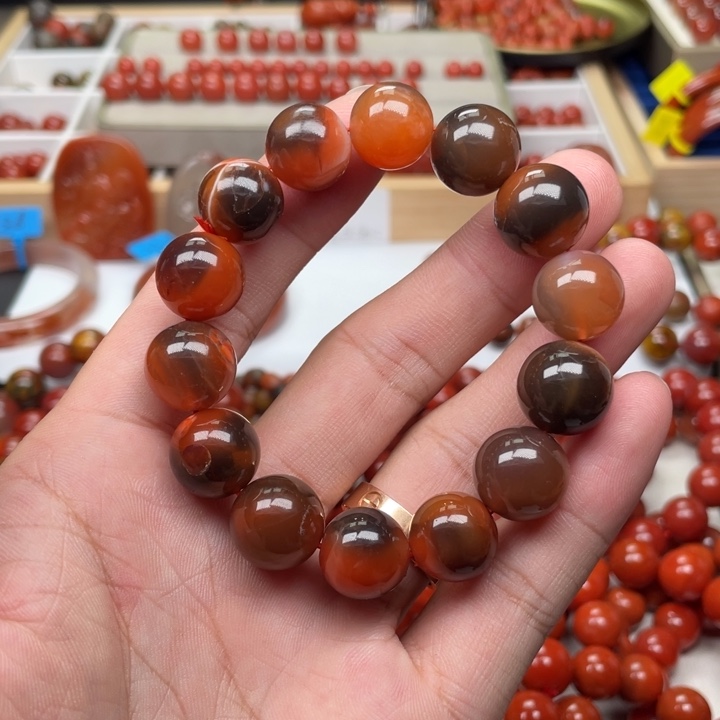 南红玛瑙未镶嵌手串