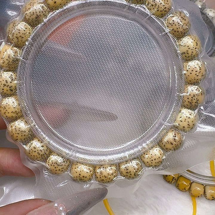 星月菩提手串556荣耀黄星月菩提10桶单圈