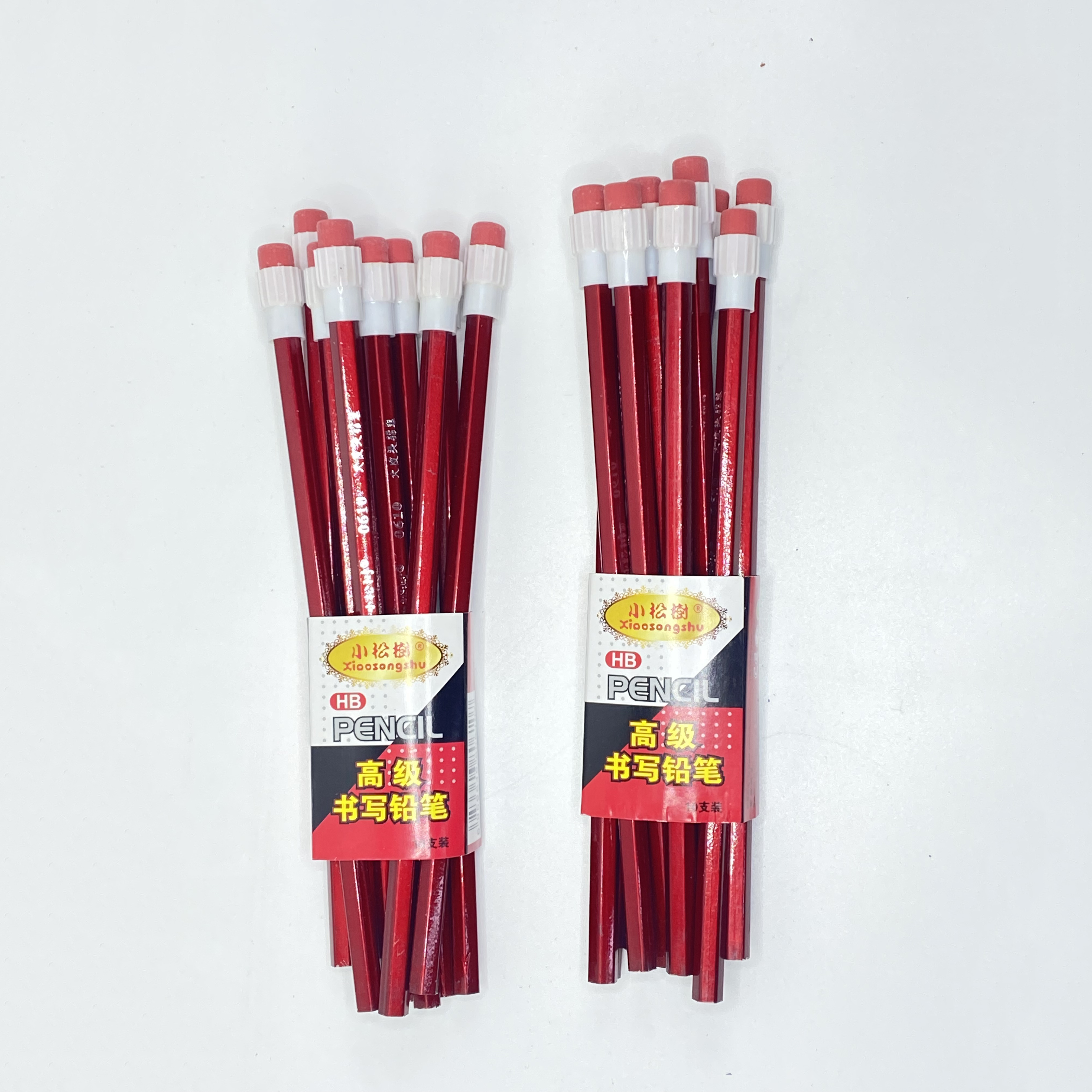 0610小松树六角HB带皮头小学生专用铅笔-40支装
