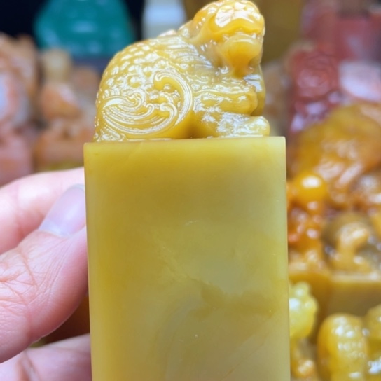 老挝石质地細膩光滑篆刻写字刀感十足