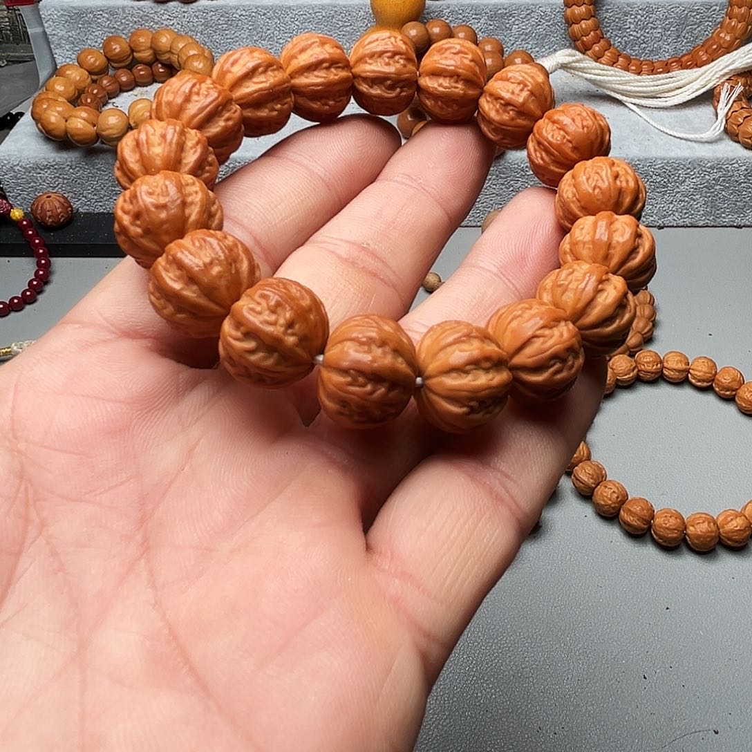 手串猴头核桃八棱手串5