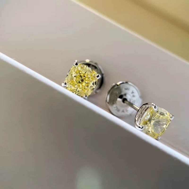 【中非黑马】ZFHM 高端定制 LC-239四爪耳钉黄