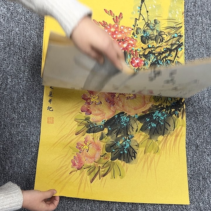 国画纯手绘字画作品展