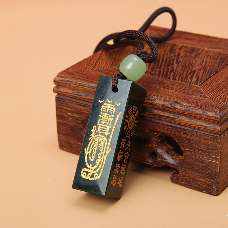 非金属珐琅吊坠 紫薇赵公明吊坠民族风印章吊坠【1272】