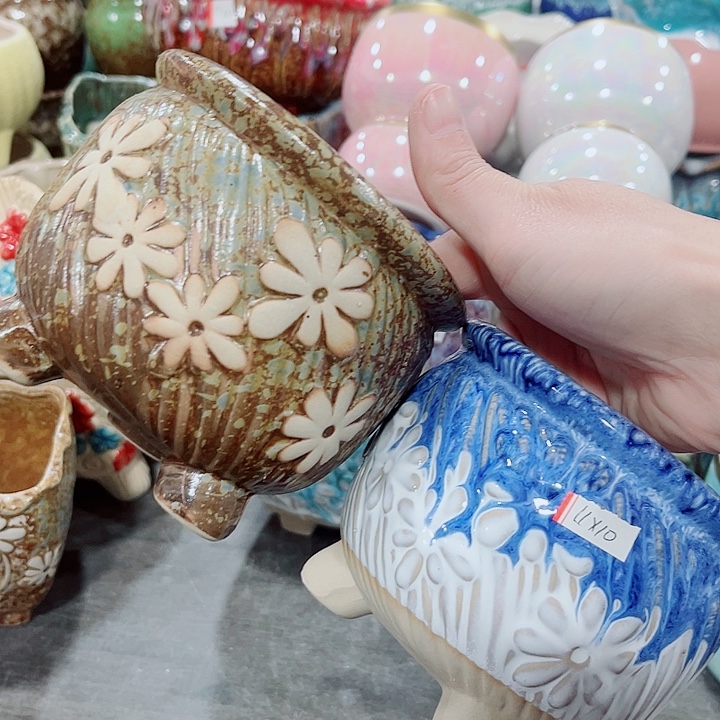 多肉陶瓷花盆满10元包邮