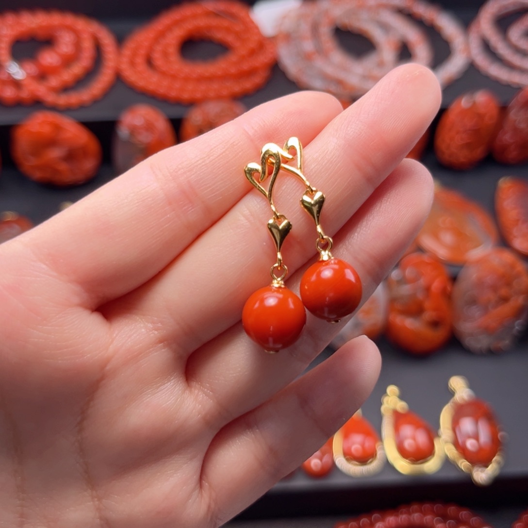 南红玛瑙南红银S925镶嵌