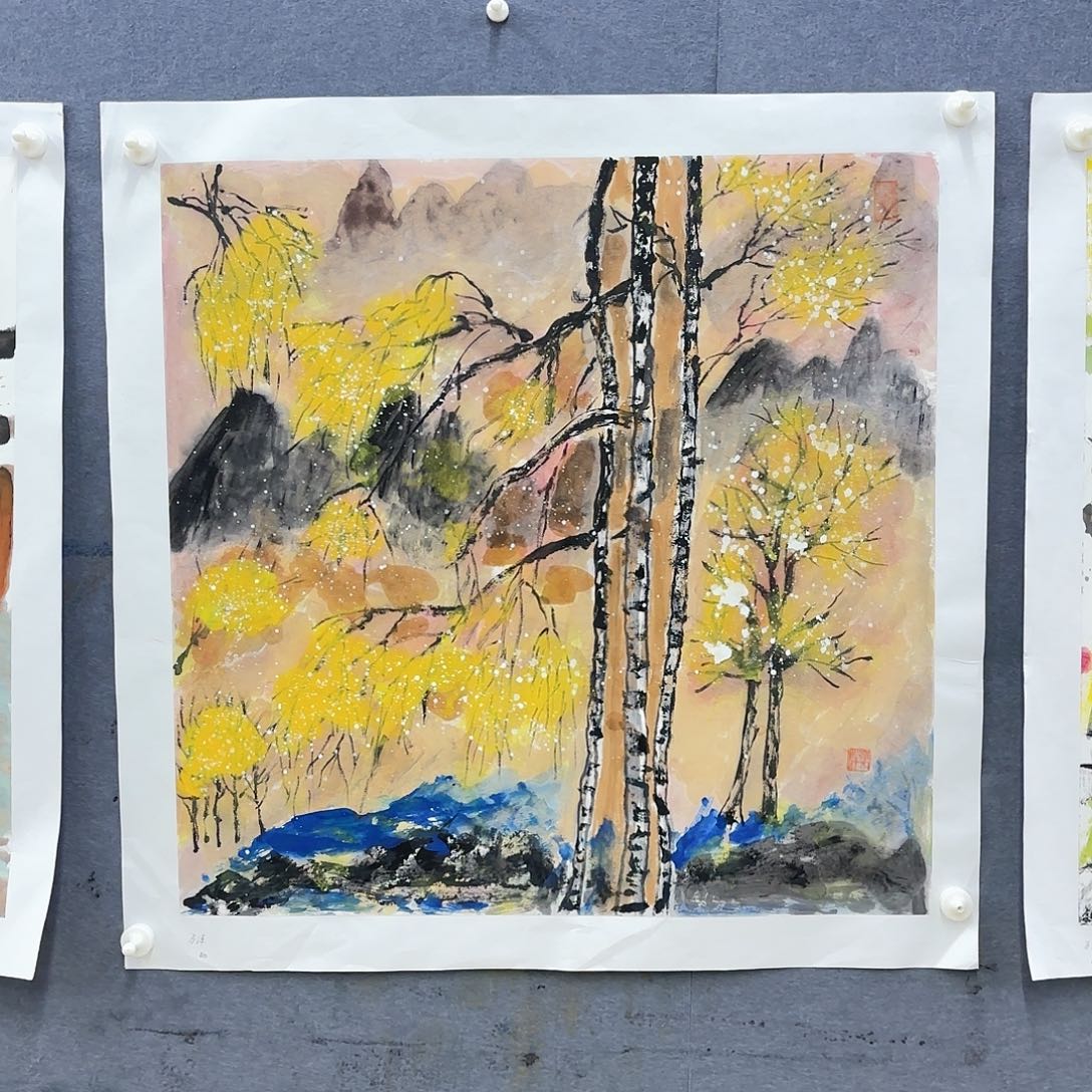 中***5国画国画的创作者之一是